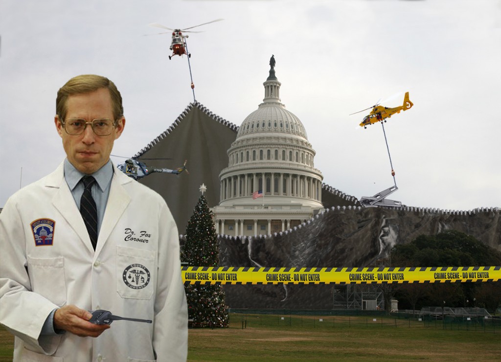 D.C. Coroner Edward Fox Sees To the Bagging of the Obviously Brain Dead Legislative Body 