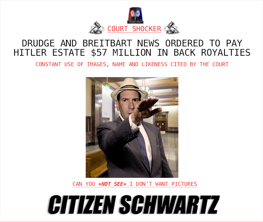 A Screen Capture of This Story as Initially Reported By Our Short Lived Sister Site "The Schwartz Report"