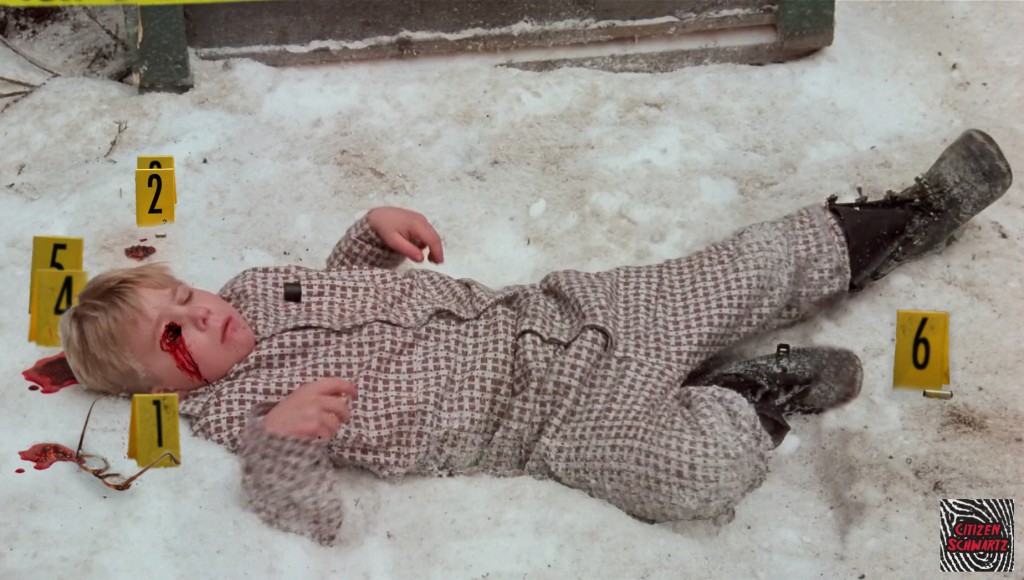 Ralphie's body after police had completed initial evidence sweep  (click to enlarge)